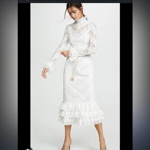 NWT Zimmermann Veneto Perennial Lace Dress AU 0 / US 4